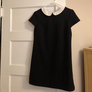 UO Black Peter Pan collar dress Wednesday Addams